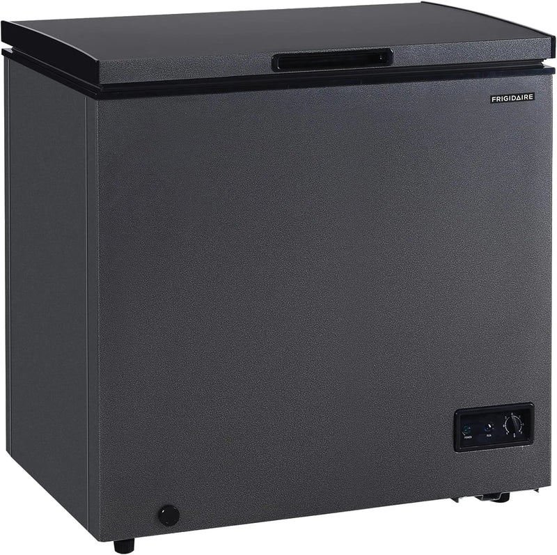Frigidaire 7 Cu. Ft. Chest Freezer, Granita Finish, Adjustable Thermostat, Easy Defrost, Removable Basket G2
