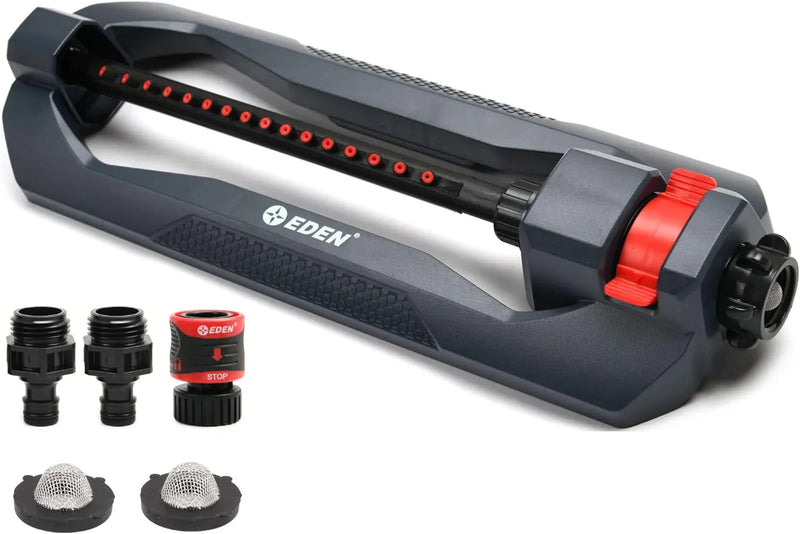 Eden Lawn & Garden Essential Oscillating Sprinkler | Water Sprinkler for Yard J1