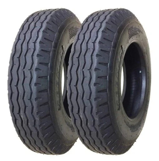 Heavy Duty Highway Trailer Tires 8-14.5 14PR Load Range G Set 2 S4