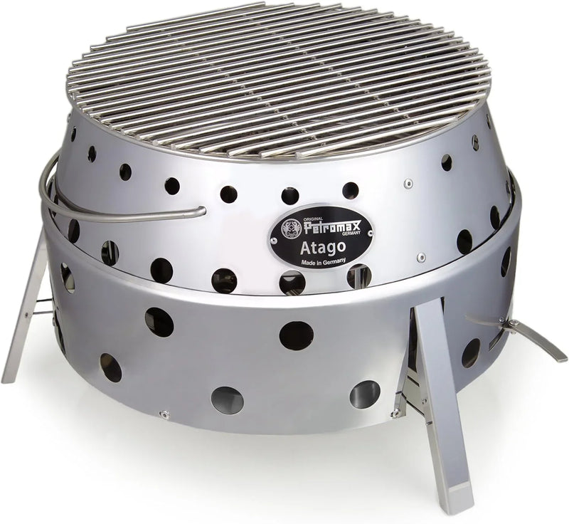 Portable camping grill - Stainless steel material - Charcoal mode - Outdoor type - Portable Q1