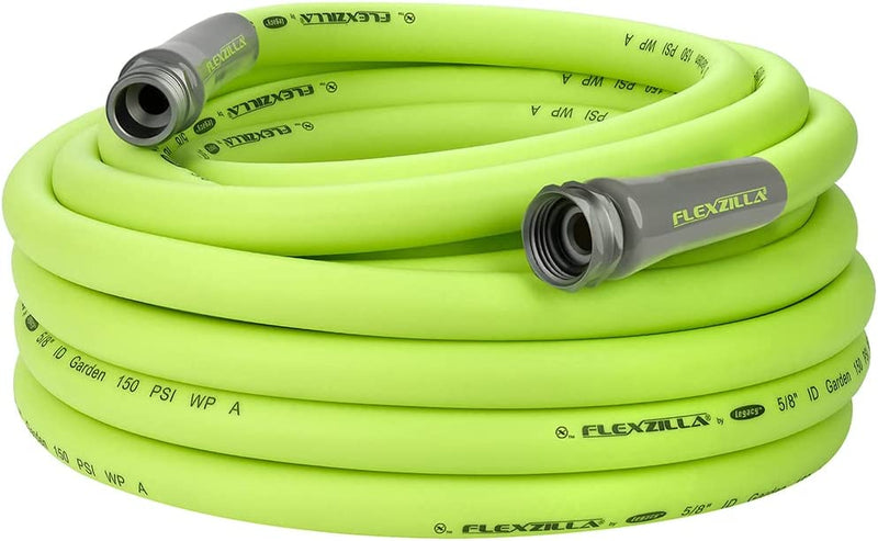 Flexzilla Garden Hose 5/8 in. x 50 ft, Heavy Duty, Lightweight, Drinking Water Safe D6