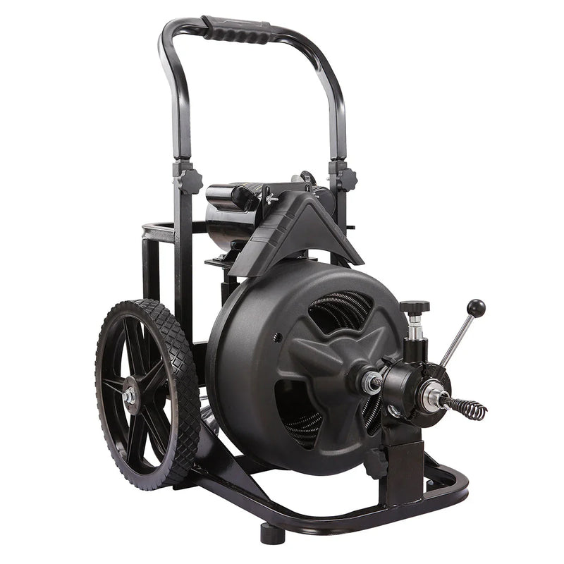 Drain Snake Commercial w/Attachments 100' Electric Sewer U9