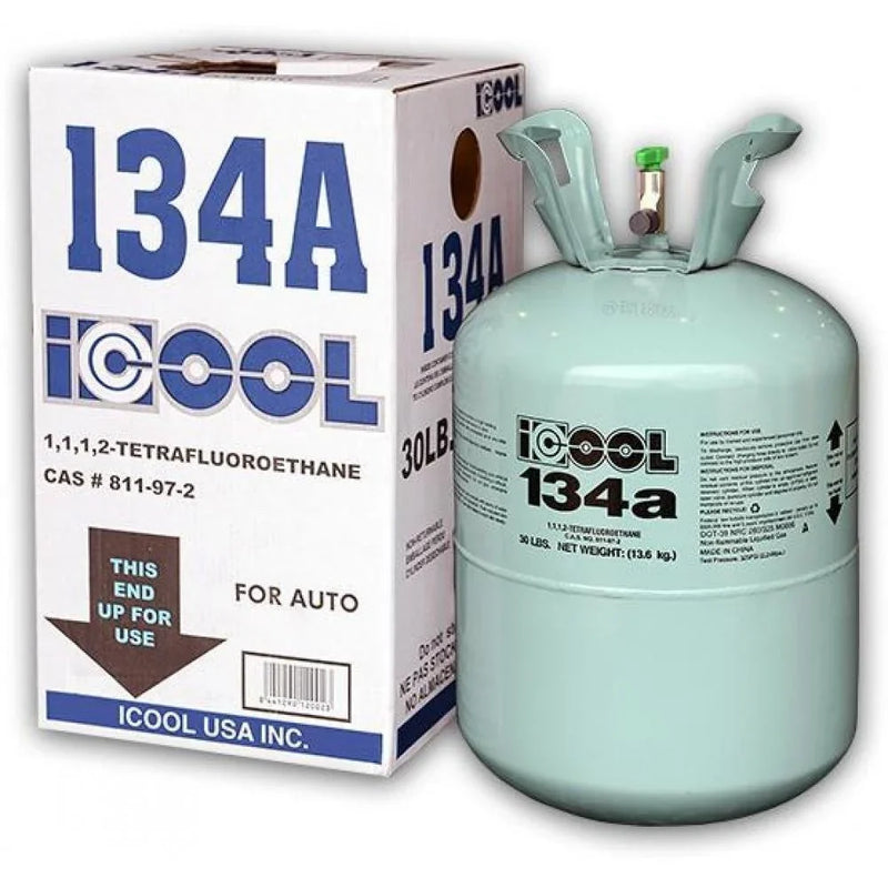 R134A Refrigerant, Full of R-134A, Net 30LB Tank, Suitable for automotive air conditioners, refrigerators-Make in USA F3