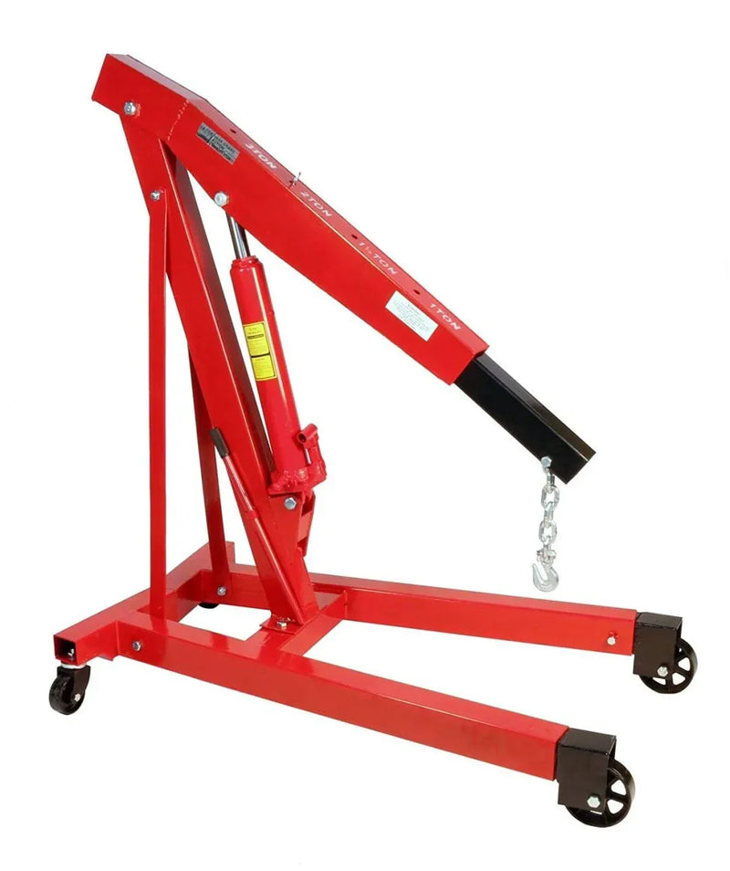 Dragway Tools 3 Ton 6000 LB Heavy Duty Engine Hoist Cherry Picker Shop Crane V4
