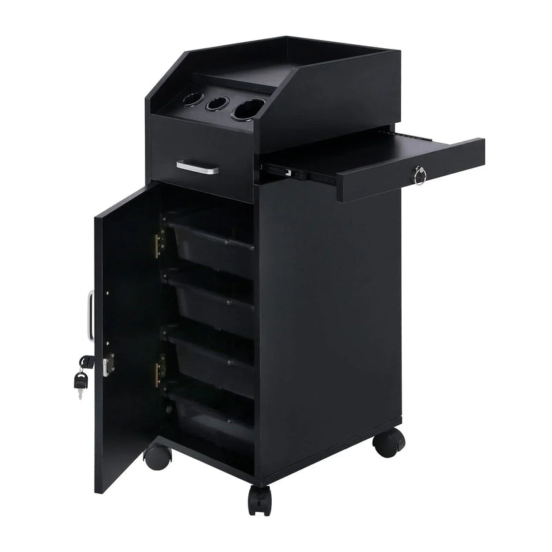 Winado Hair Salon Storage Cart with Wheels C4