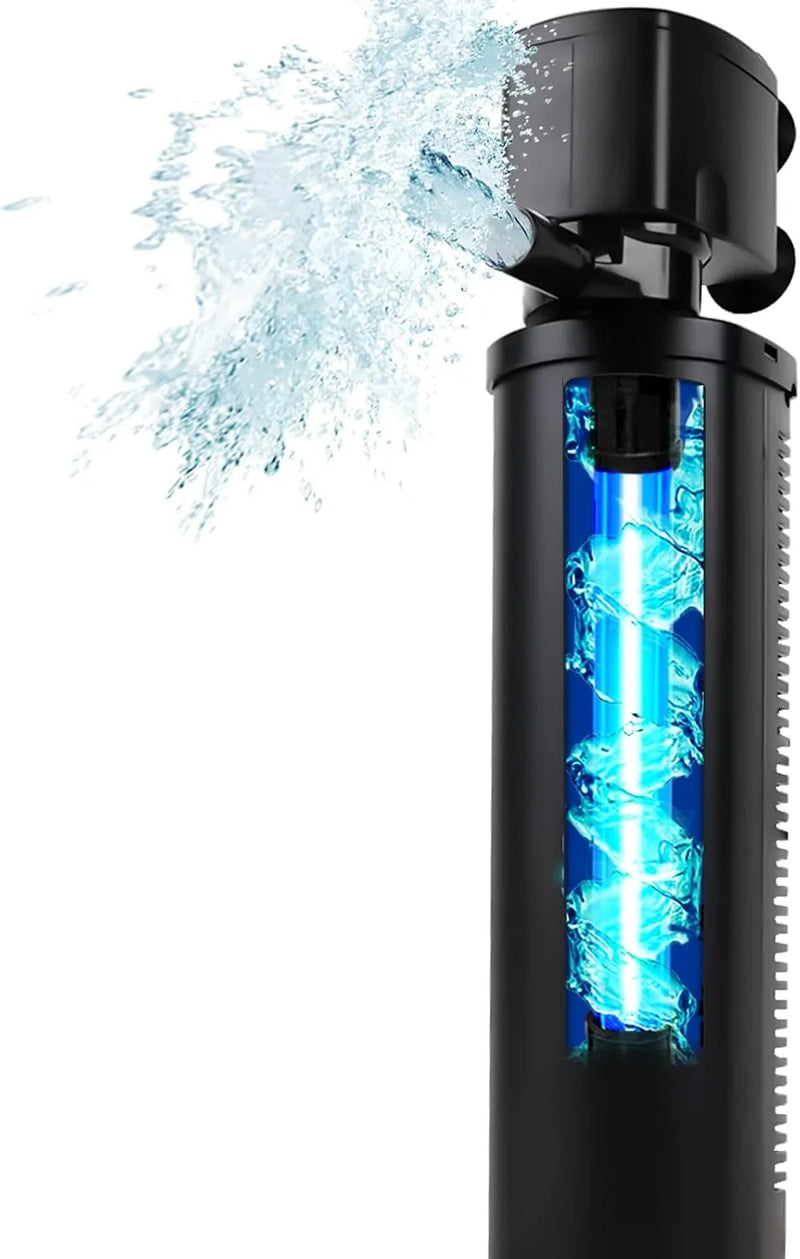 600GPH Cold Plunge Filter Small Pool Filter for Up to 1000 Gal Ice Bath Hot Tub Cloudy Water Cleaner with Green Clean Machine fof Cold Pod T0