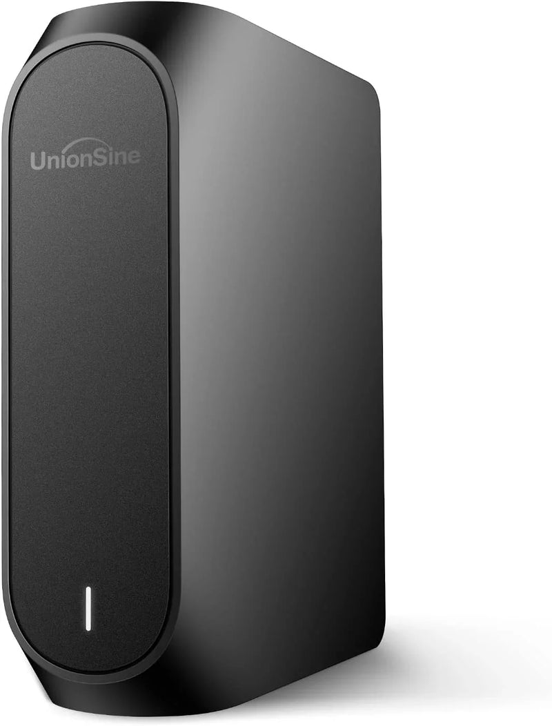 3.5-inch external hard drive, supporting USB 3.2 Gen2 Type-C interface, suitable for PCs, Macs, desktops, laptops, and televisions (black) O5