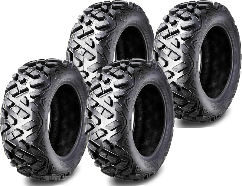 Set of 4 New ATV/UTV Tires 27x9-14 Front & 27x11-14 Rear /6PR P350-10385/10386... R6