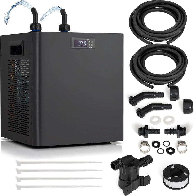 Polar Revive Chiller for Ice Bath and Cold Plunges Including All Hoses and Pumps. 1/3 HP, 2/3 HP, 1 HP Models O9
