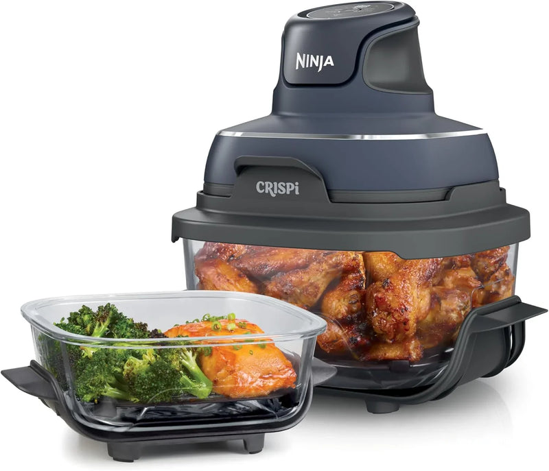 Air fryer can be used in conjunction with microwave ovens, refrigerators and dishwashers. It is made of non-toxic glass material and features a portable cooking system with a capacity of 4 gallons. It comes with 6 glass containers and a sealing lid, S8