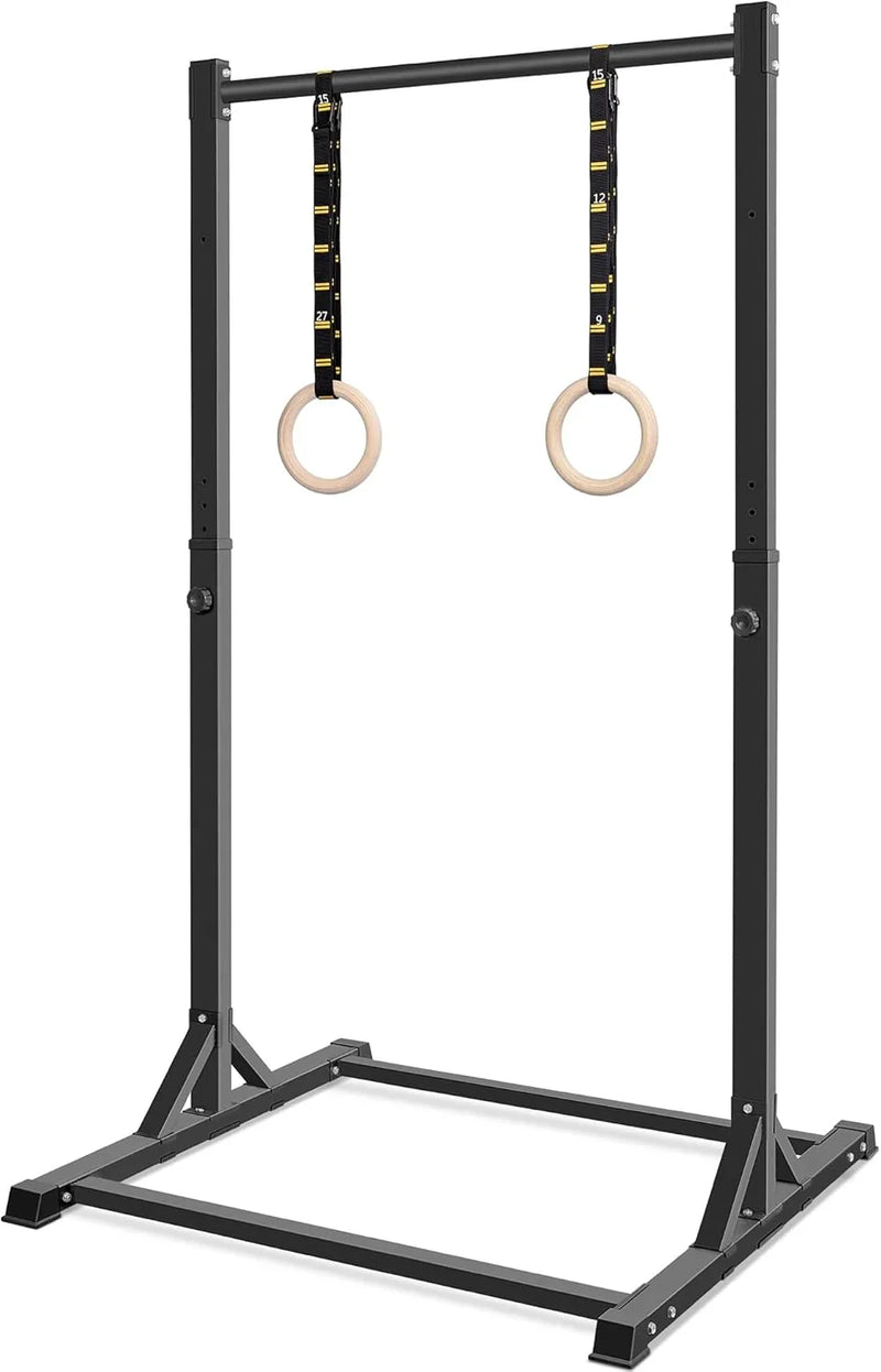 Pull Up Station, Bongkim Power Tower Portable Pullup Bar Station, Pull Up Bar for Home Gym, Pull Up Tower Station 330LBS T4