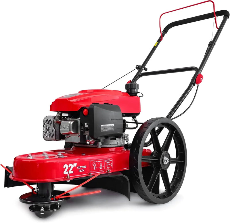 Gas Walk Behind String Trimmer 22-Inch with High Wheels (DB6222) M9