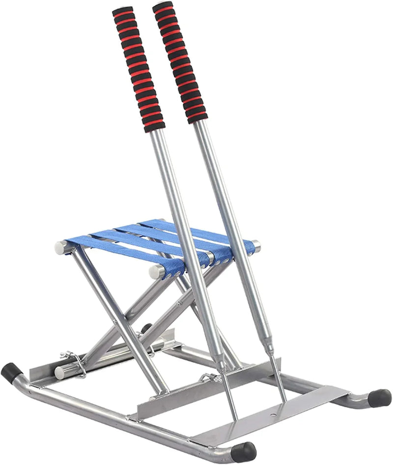 Ice scooter, outdoor skating vehicle, adult ice sled, children's sled, ice entertainment equipment, with seats, classic skating vehicle E7