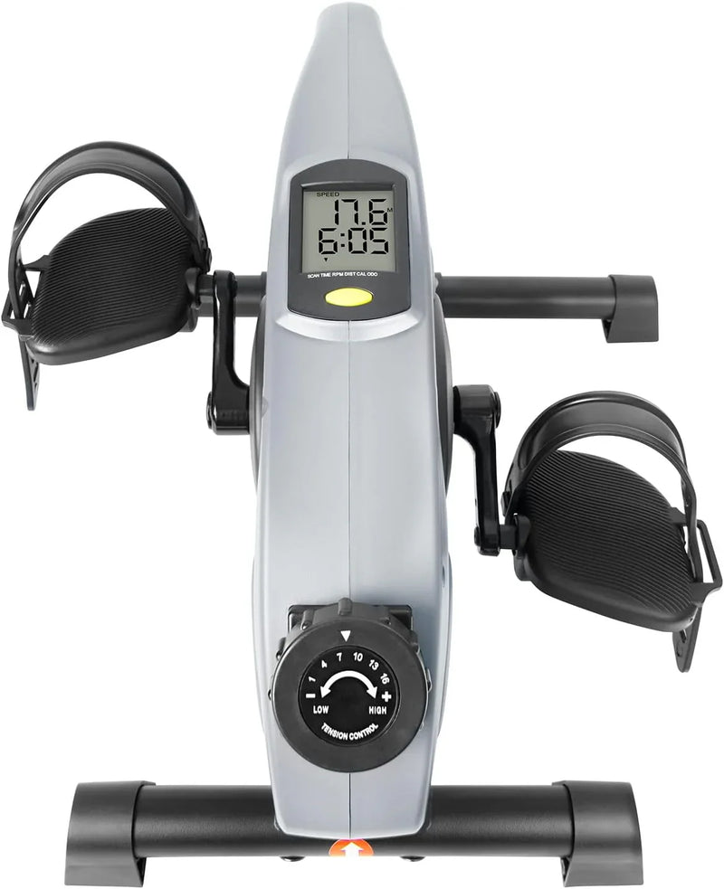 Desk Bike Pedal Exerciser with Electronic Display for Indoor Physical Therapy H4