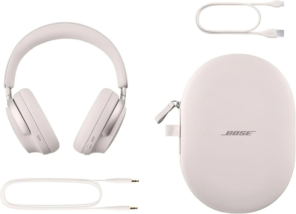 QuietComfort Ultra-Fantastic Bluetooth Headphones, wireless headphones, featuring spatial audio function, open ear-cup design with noise reduction and equipped with a microphone, with a maximum usage time of 24 hours, Moon Blue - Limited Edition colo