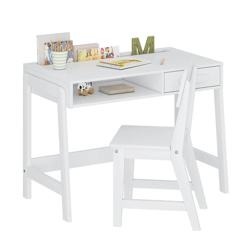 Kids Desk and Chair Set for Kids with Drawers B8