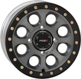 SB-7 Beadlock 15" Wheels Titanium (5 2) Polaris RZR 1000 XP/Ranger XP 900/1000