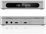 Multifunctional portable stereo CD player, equipped with long-lasting batteries, supports USB copying function, has optical/coaxial/3.5mm/4.4mm output interfaces (transparent (Bluetooth))