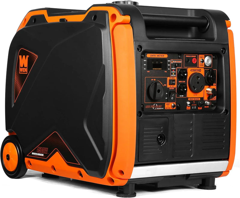 Quiet 6800-Watt Dual Fuel RV-Ready Electric Start Portable Inverter Generator with Fuel Shut Off and CO Watchdog for Electric Vehicle Backup (DF680iX) J8