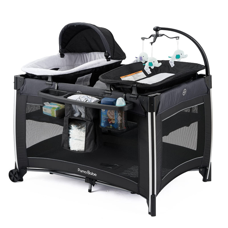 4 in 1 Portable Baby Crib Deluxe Nursery Center G4
