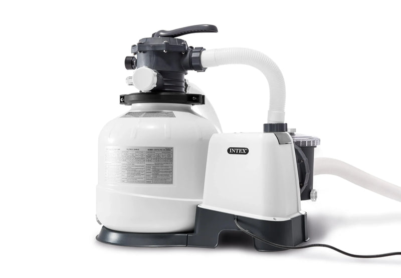 INTEX 26651EG SX3000 Krystal Clear Sand Filter Pump for Above Ground Pools, 16in, Light gray L0