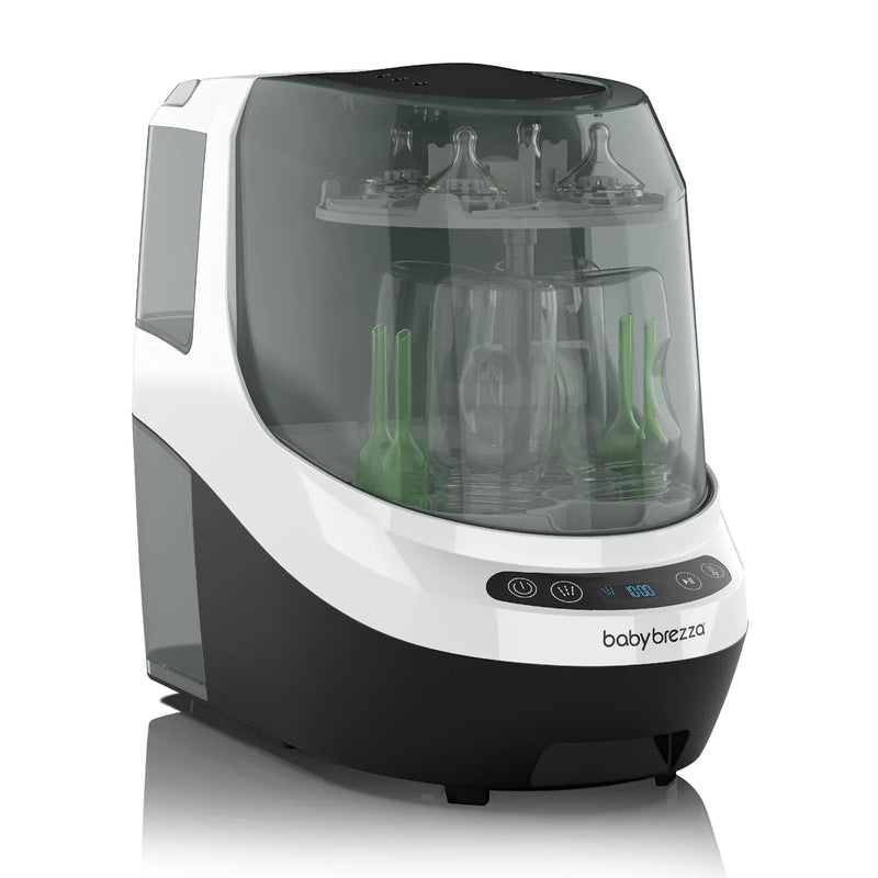 Baby Bottle Washer Pro - Baby Bottle Washer, Sterilizer Dryer - All in One Machine Cleans Bottles, Pump Parts, & Sippy Cups - Replaces Hand Washing, Bottle Brushes and Drying Racks-Brezza A5