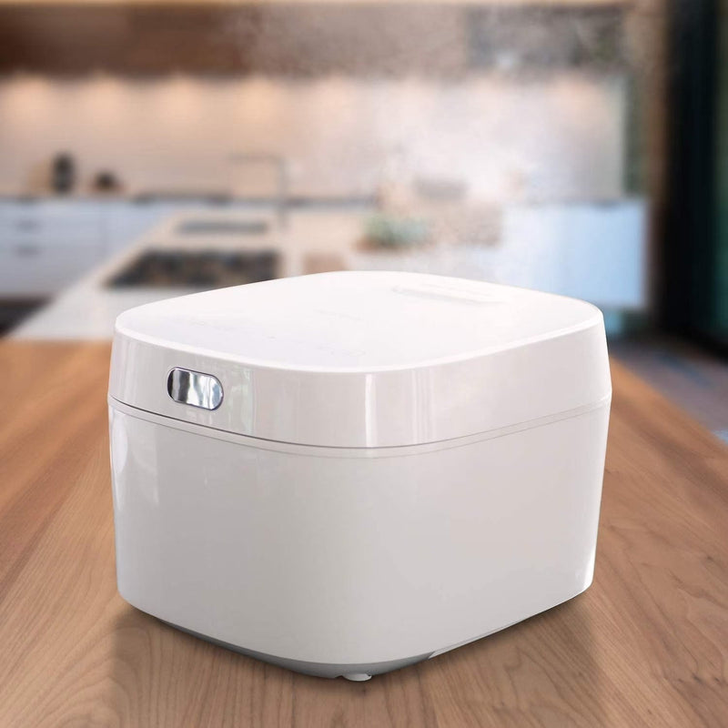 Buffalo White IH SMART COOKER, Rice Cooker and Warmer, 1 L, 5 cups of rice, Non-Coating inner pot, Efficient, Multiple function, Induction Heating... H1