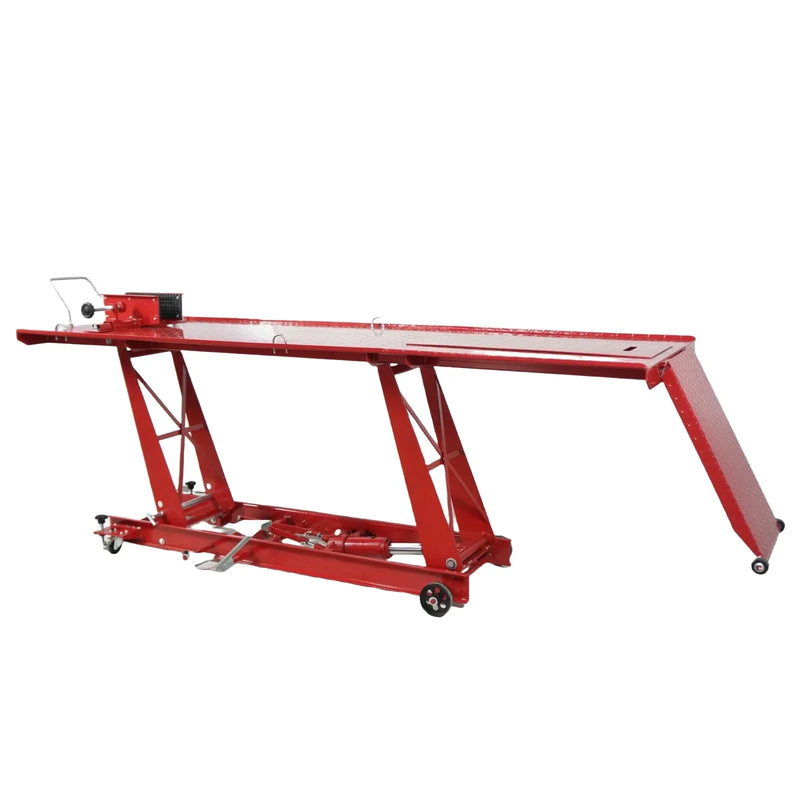 Garvee Hydraulic Motorcycle Lift - 1000lbs Capacity, Lift Hoist, Jack Stand, for Mechanics, Workshops, Homes W5