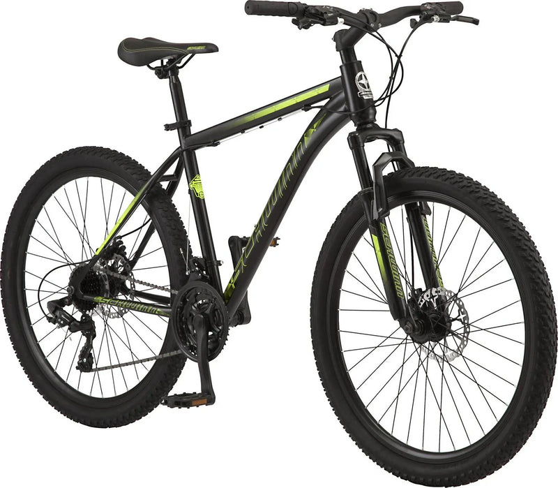 Mountain Bike . 26-inch Wheels . 21 Speeds . Mens Style . Black A5