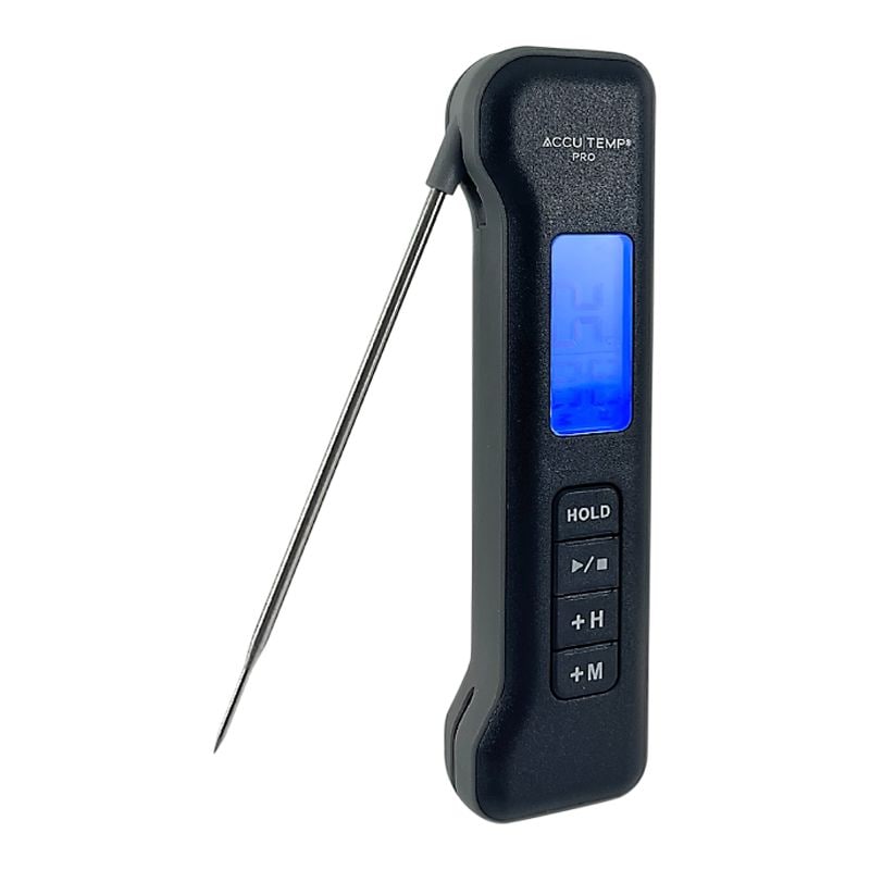 Accutemp Pro Digital Instant Read Cooking/Meat Thermometer with Backlight Display, Black/Grey H0