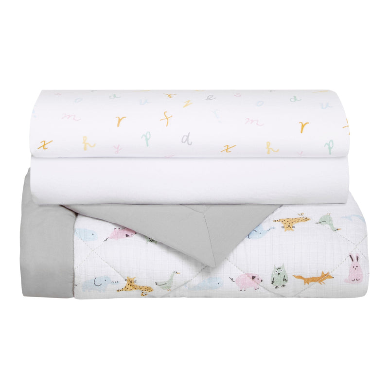 Aden + Anais Alphabet Animals Bedding Set, 3-pc U1