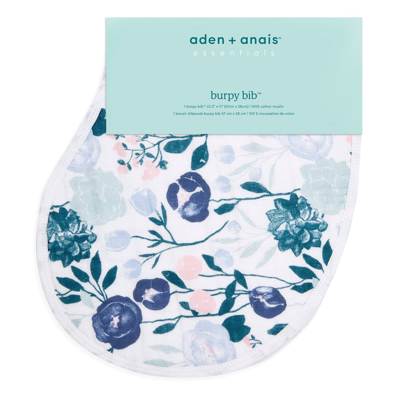 Aden and Anais Essentials Burpy Bib, Flowers Bloom U7