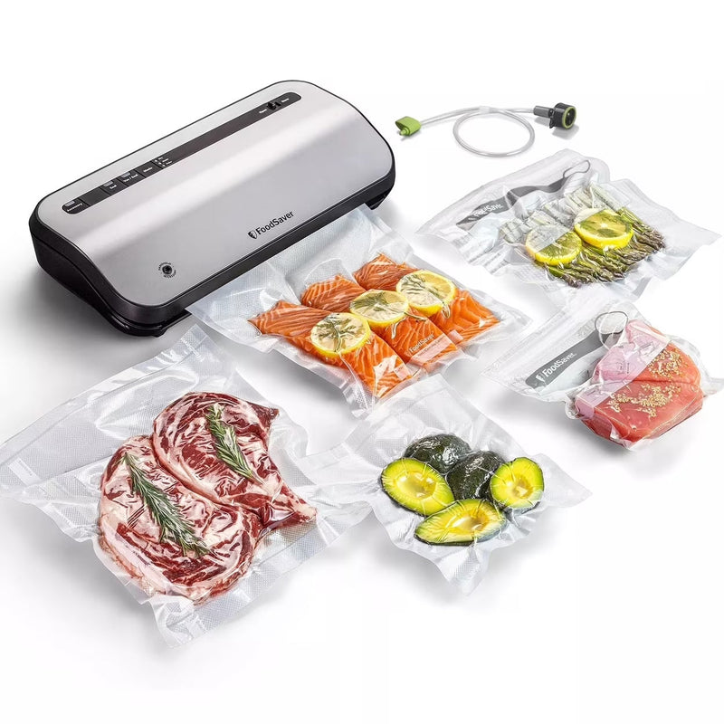 FoodSaver 2195546 Preserve Vacuum Sealer, Special 14-Piece Starter Kit with Vacuum Seal Roll and Bags U5