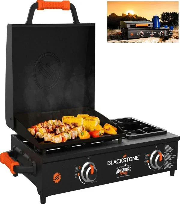 blackstone adventure ready 17 inch tabletop griddle with range top black T2