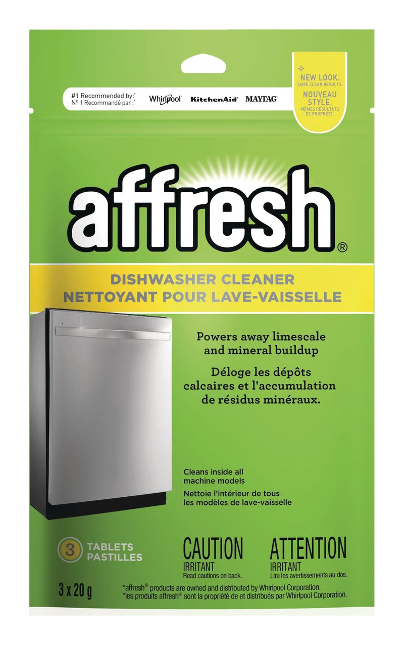 Affresh Dishwasher Cleaner Tabs, Fresh Scent, 20-g, 3-pk S8