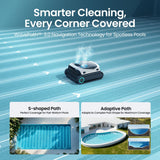 Aiper Scuba N1 Max Cordless Robotic In-Ground Robotic Pool Cleaner for In-Ground Pools up to 2150 sq. Ft