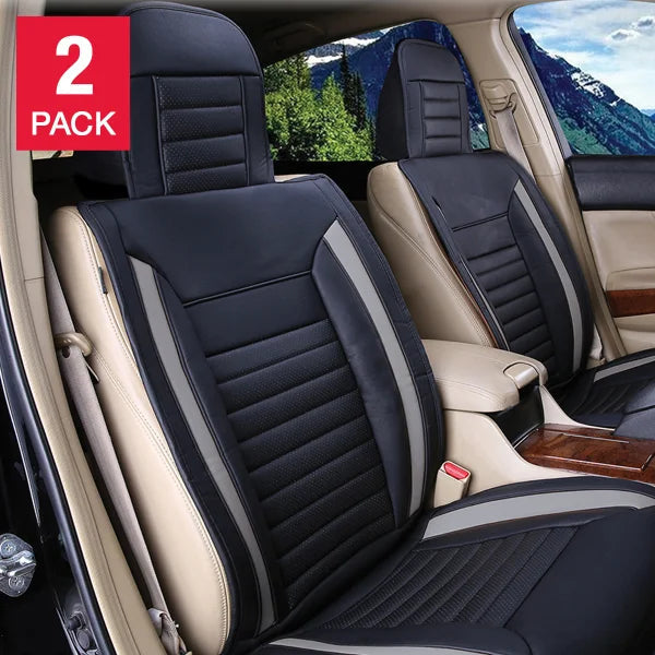 Alpena Grey Ultimate Universal Fit Luxury Seat Cover, 2-pack B0