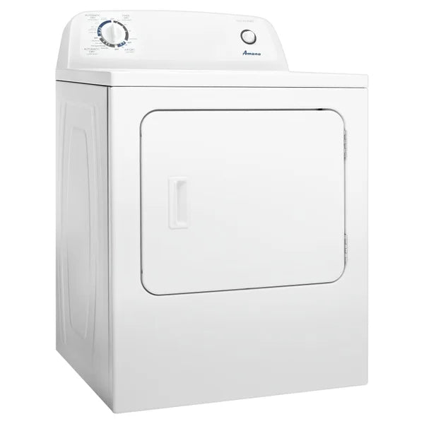 Amana 6.5 cu ft. White Electric Dryer with Automatic Dryness Control V2
