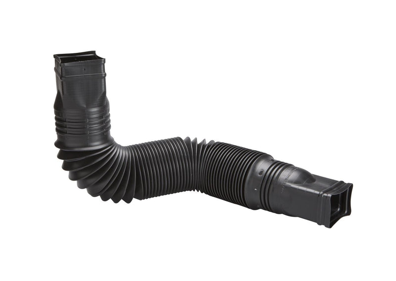Amerimax Canada Flex-a-Spout Vinyl Downspout Extension, Rust-proof, Black F6
