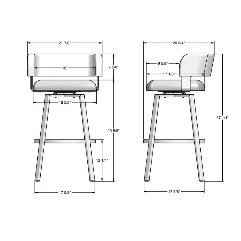 Amisco Stinson Bar Stool K8
