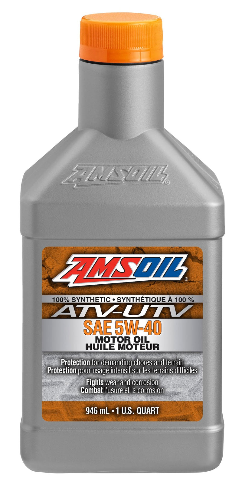 Amsoil 946-mL 100% Synthetic 5W40 ATV/UTV Engine Oil W6