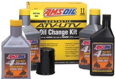 Amsoil Can-Am Rotax 450 ATV/UTV Oil Change Kit G9