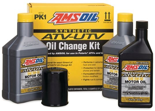 Amsoil Polaris ATV/UTV Oil Change Kit 5W50 M9