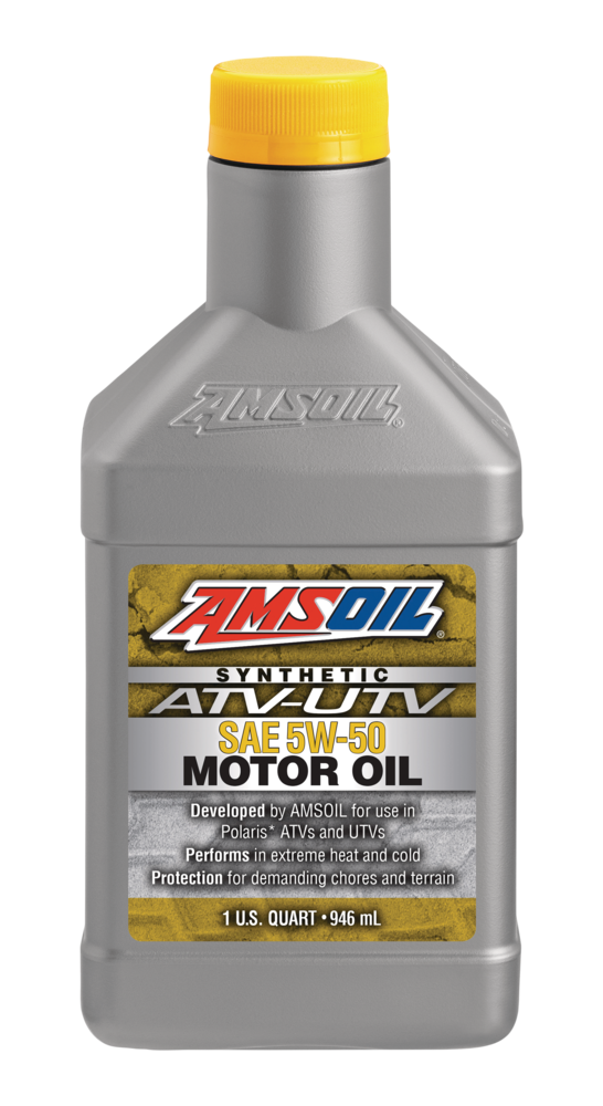 Amsoil Synthetic ATV/UTV Engine Oil 5W50, 946-mL W0