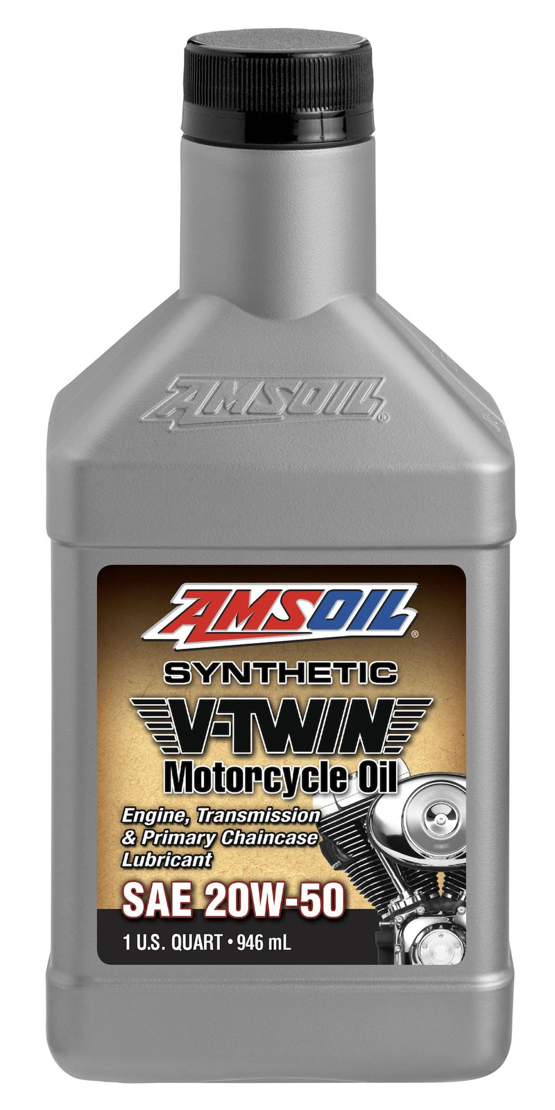Amsoil Synthetic Motorcycle Oil 20W50, 946-mL H6