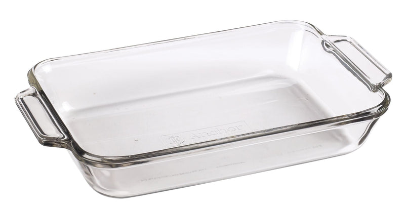 Anchor Hocking Oven Originals Glass Rectangular Utility Dish, 2-L W9