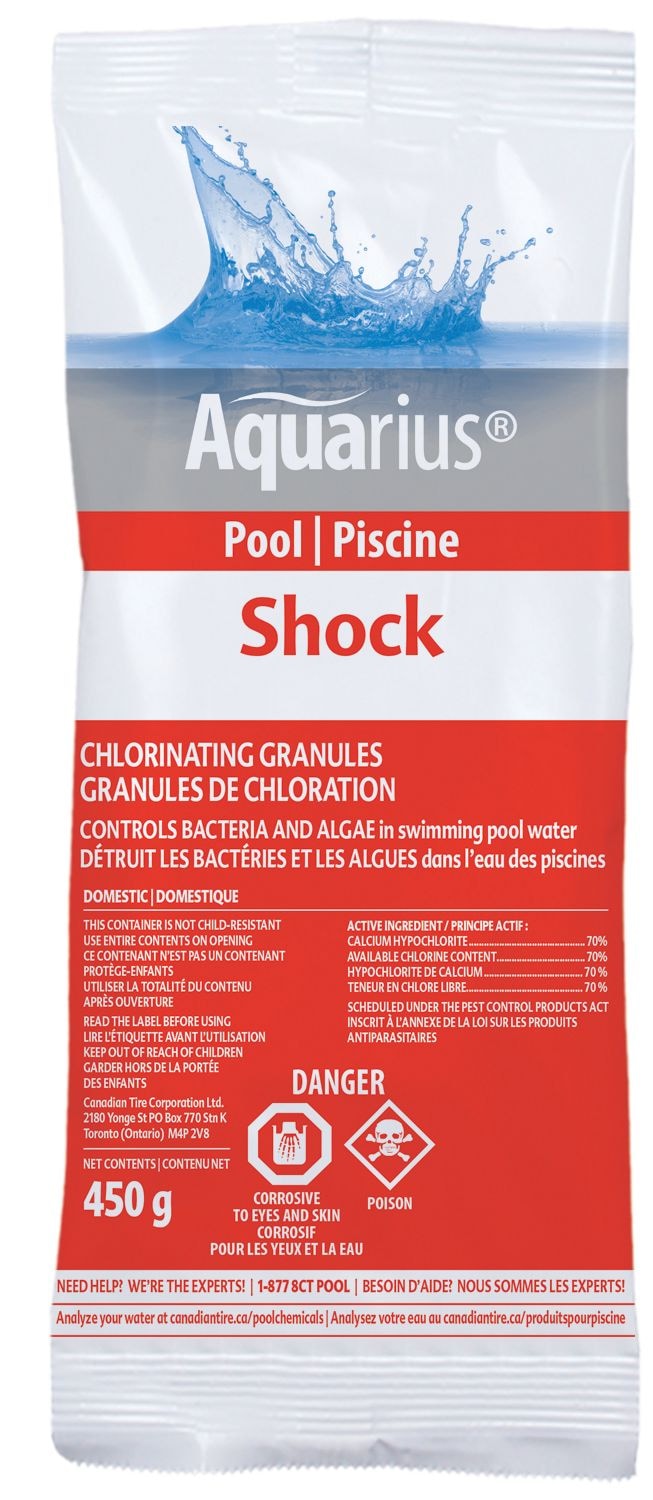 Aquarius Chlorinating Granules Shock, 450-g V8