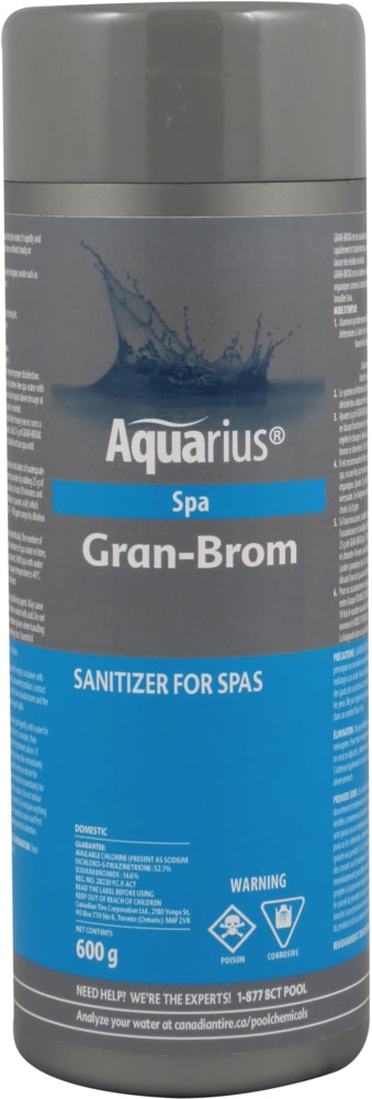 Aquarius Gran-Brom, Sanitizer for Spa, 600-g W0