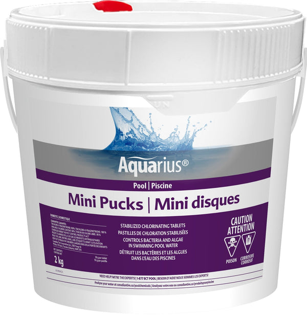 Aquarius Mini Pucks Stabilized Chlorine Tablets, 2-kg S0
