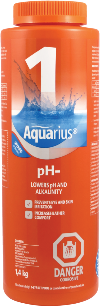 Aquarius pH Step 1 Water Treatment, 1.4-kg X6